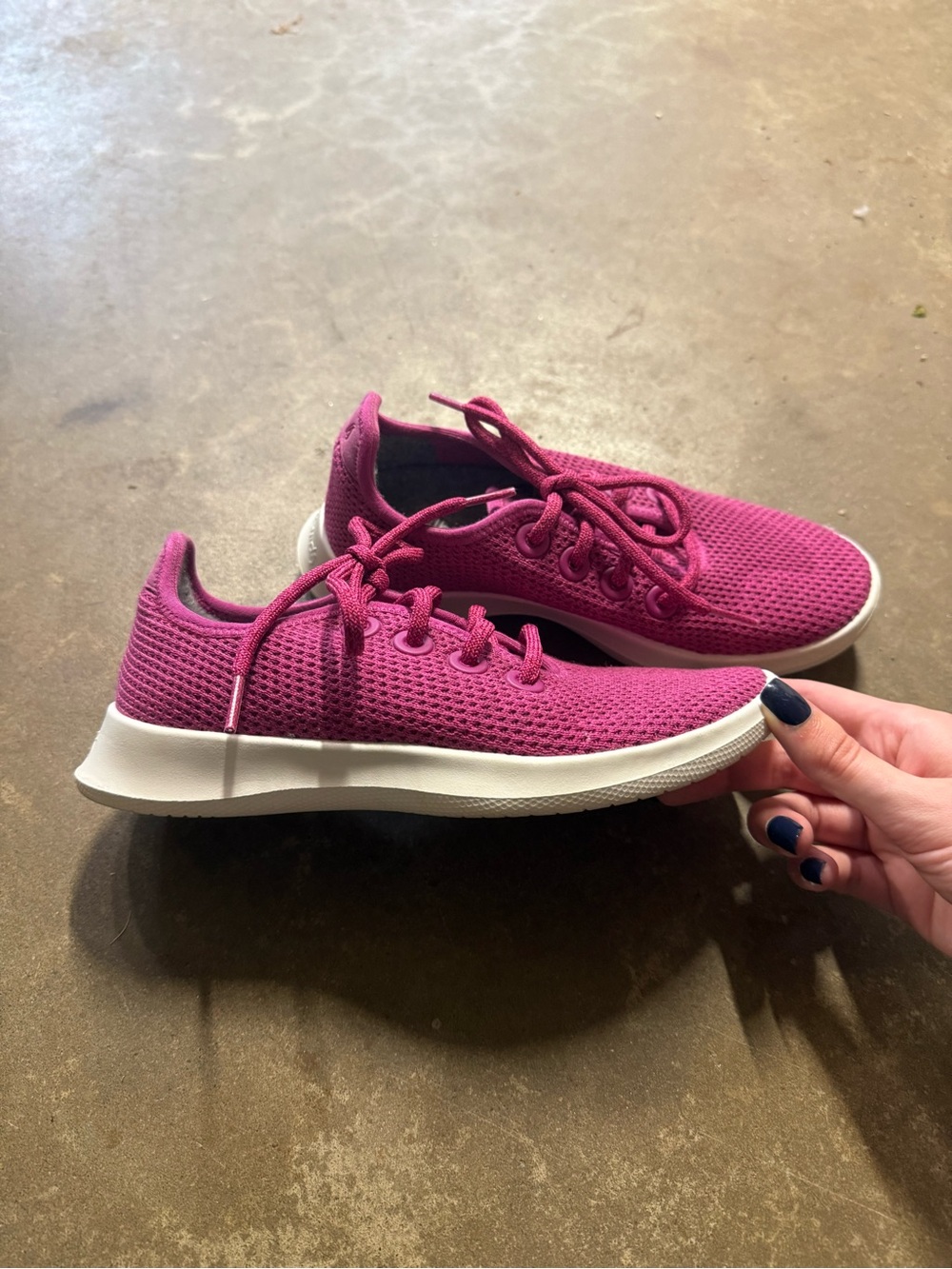Allbirds Women’s Wool Runner Pink Sneakers - 5